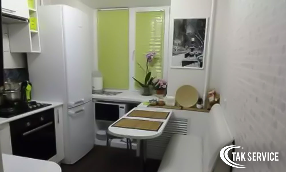 فاصله استاندارد گاز و یخچال